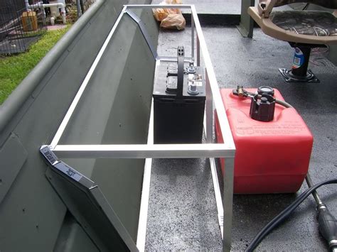 metal gun box for boat|fishing rod storage on boat.